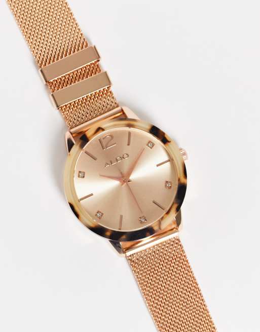 Aldo - Horlogeset met verwisselbare rand in roségoud, 3 van 4