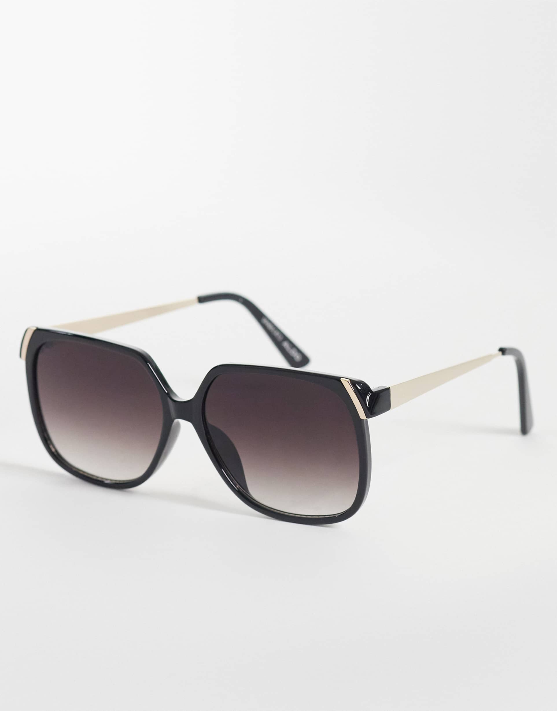 aldo iviy oversized square sunglasses in black