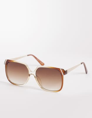 Aldo Iviy Oversized Square Sunglasses In Brown