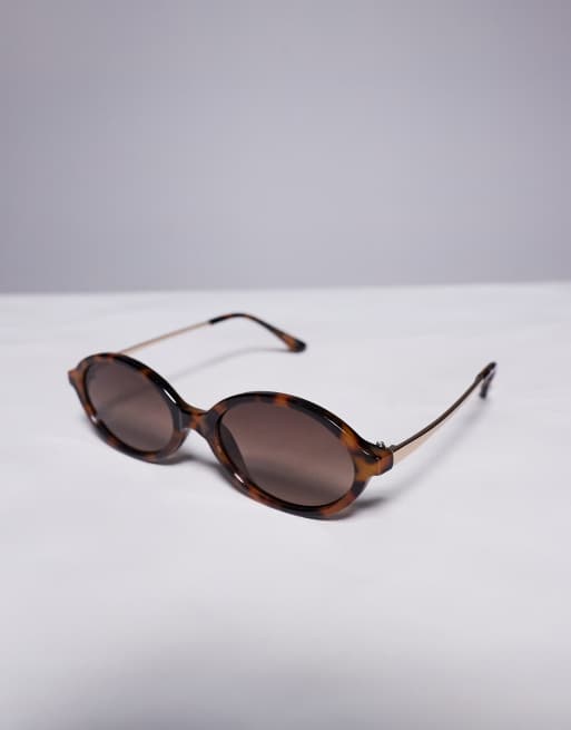 ALDO javona oval sunglasses in tortoiseshell, 2 of 3