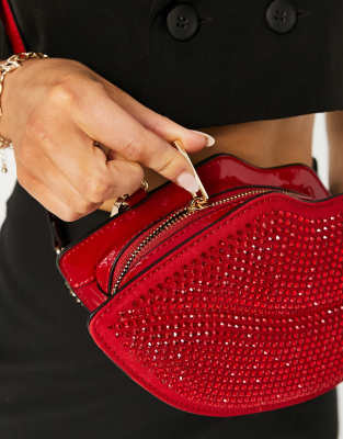 Aldo Jeraecia Grappige Crossbody Tas In Rood Asos