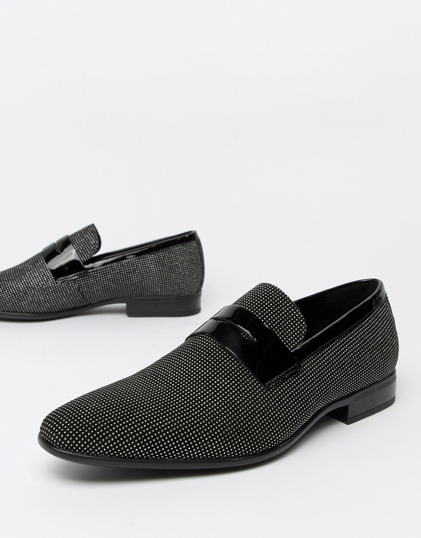 ALDO Jerani studded loafers in black