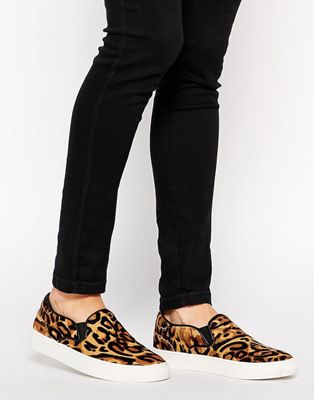 aldo leopard slip on sneakers