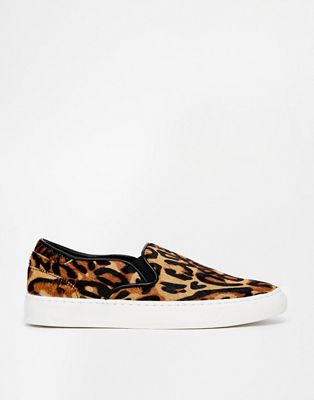 aldo leopard slip on sneakers