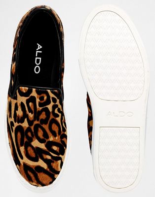 aldo leopard print sneakers