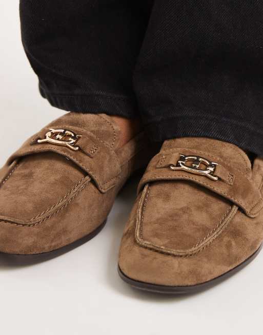 Aldo – Joana – Jasnozielone zamszowe loafersy, 2 z 4