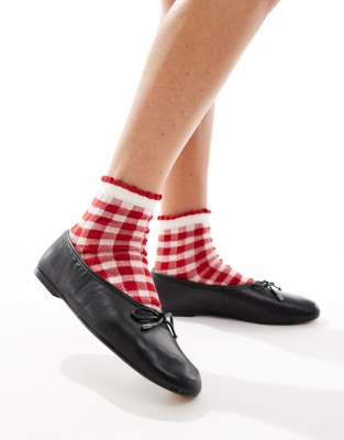 ALDO – Joselie – Ballerinas aus schwarzem Leder - view 1