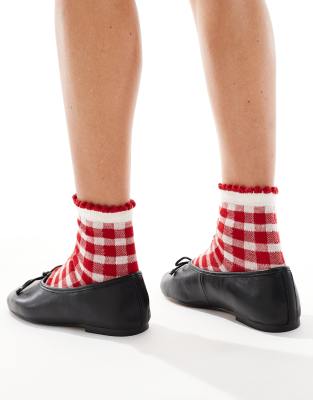Shop Aldo Joselie Ballet Flats In Black