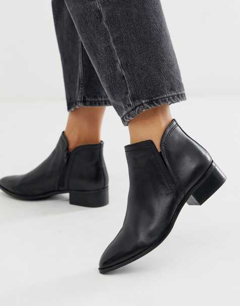 ALDO - Kaicien - Bottines basses en cuir - Noir