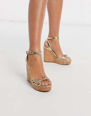 asos clear wedges