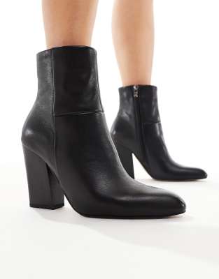 Aldo Karinaa Heeled High Ankle Boots In Black