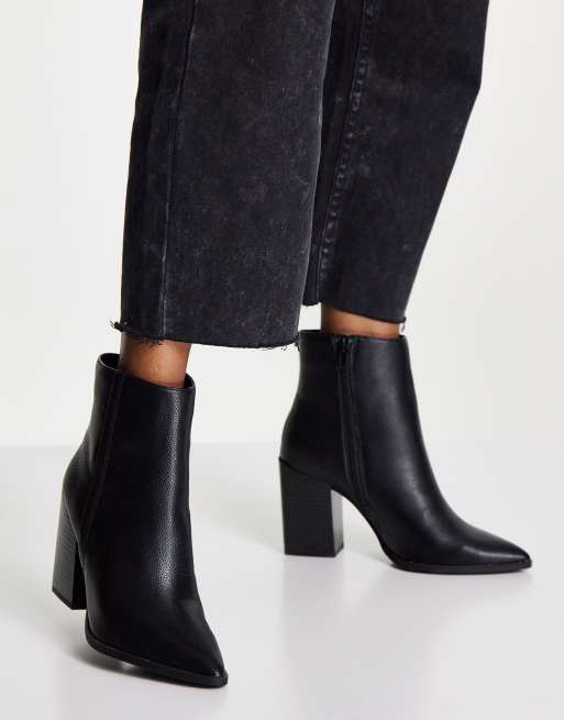 Aldo black ankle boots sale