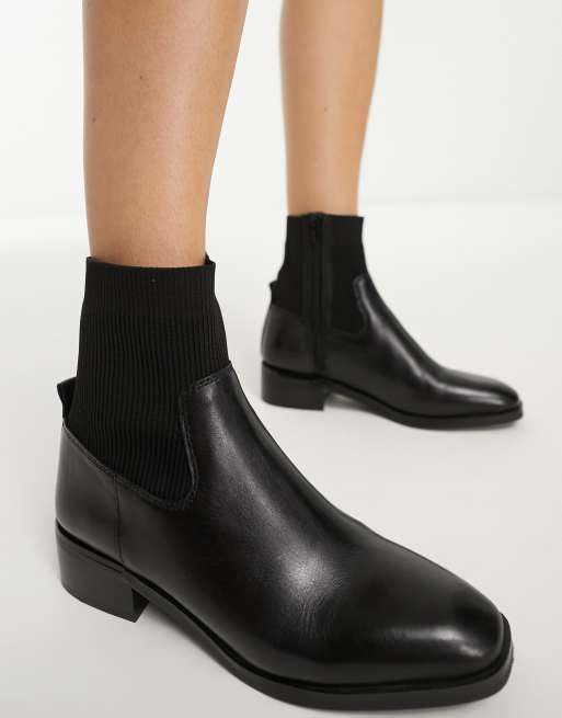 Aldo black leather chelsea hot sale boots