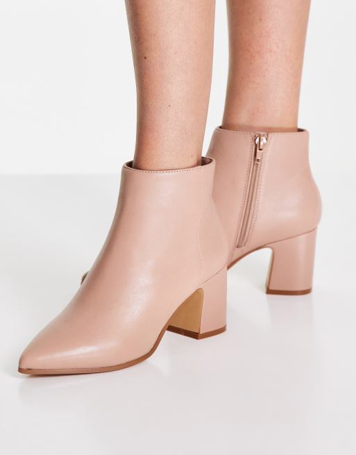 ALDO Kissa low ankle boots in bone