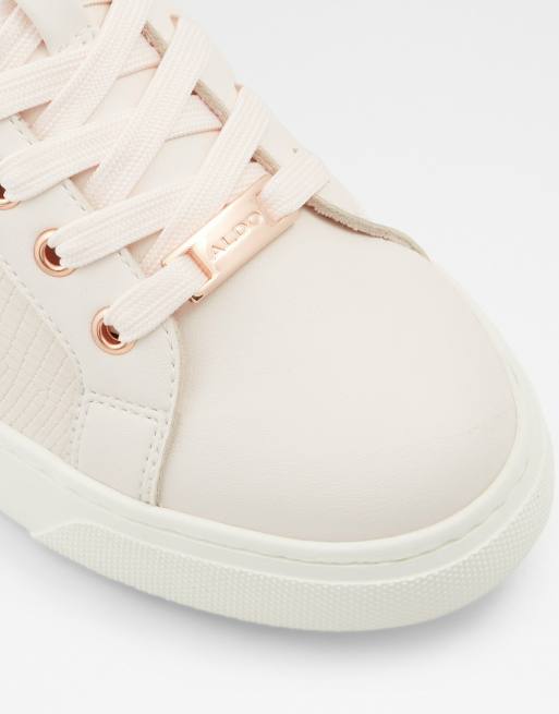 Aldo rose best sale gold sneakers