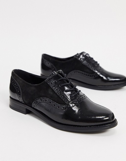 Aldo lace up brogues in black