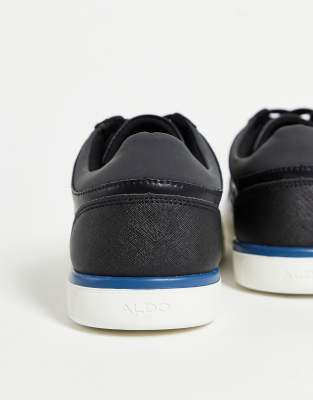 aldo black trainers