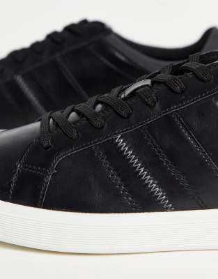 aldo black trainers