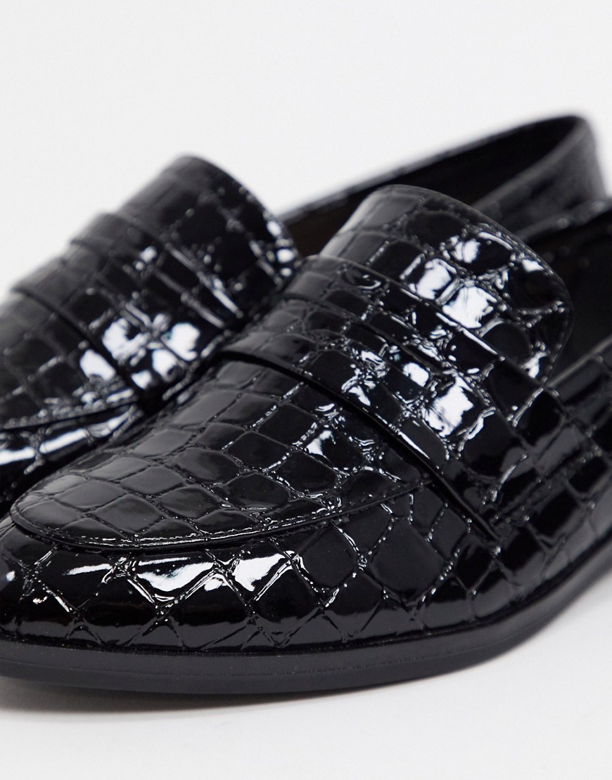 ALDO langlet smart loafers in black