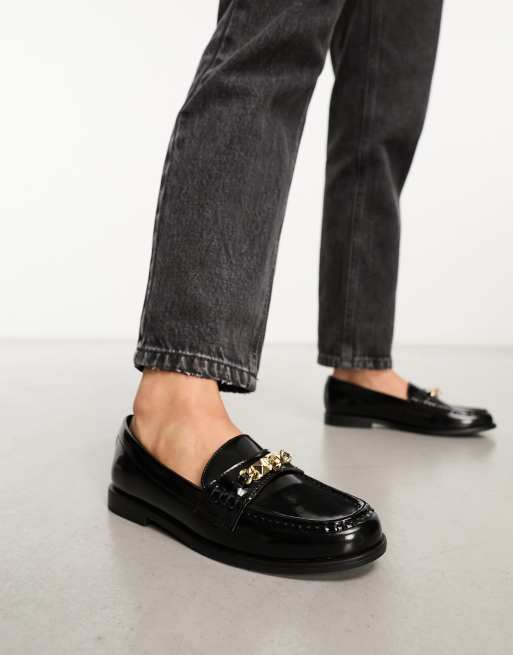 Aldo hot sale leather loafers