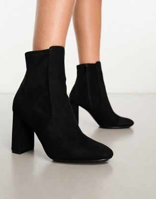 ALDO Laurella heeled ankle boots in black - ASOS Price Checker