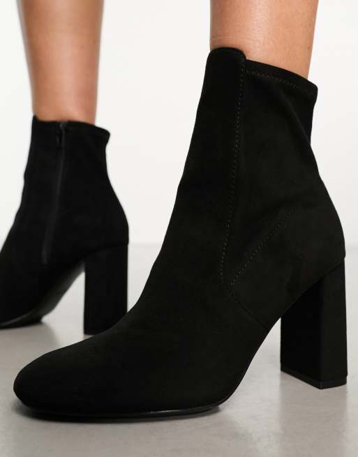 Aldo black shop suede ankle boots