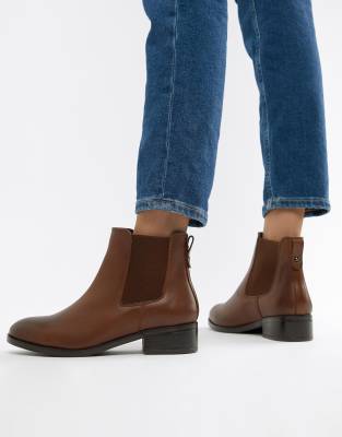 Aldo leather chelsea boots-Tan