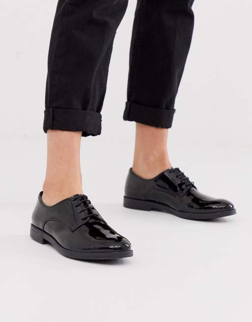 Aldo leather flat lace up shoes ASOS