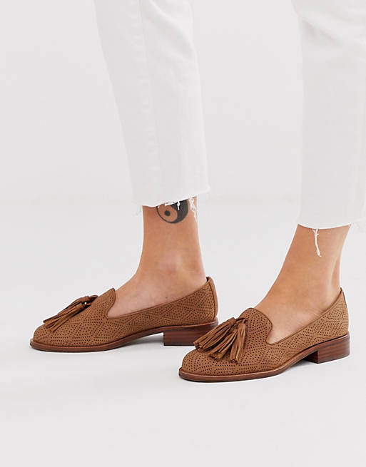 Aldo leather flat tassel loafers | ASOS