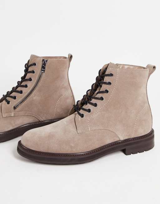 Aldo beige hot sale boots