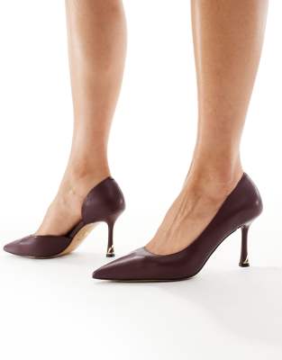 Aldo Livianna Pointed Toe Court Shoe In Red