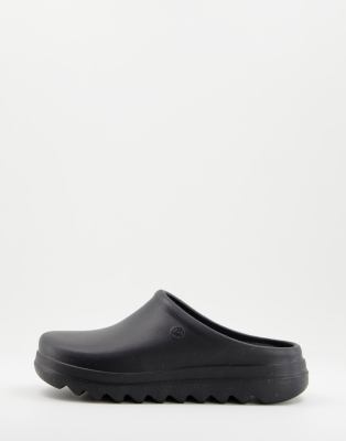 ALDO Love Planet Inout clogs with removable warm lining in black  - ASOS Price Checker