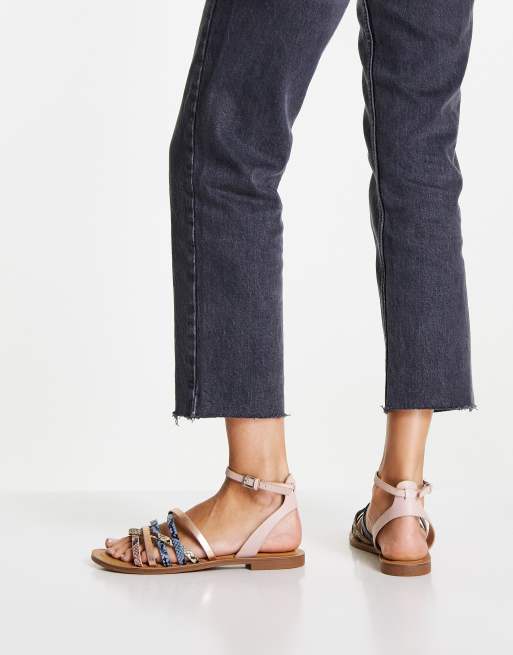 Aldo ankle sale strap flats