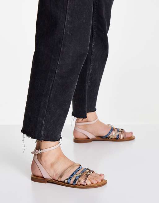 Aldo ankle strap store flats