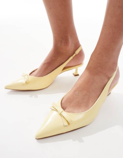 Classic Heels Zara Yellow Shoes Flor Yellow Heeled Sandals