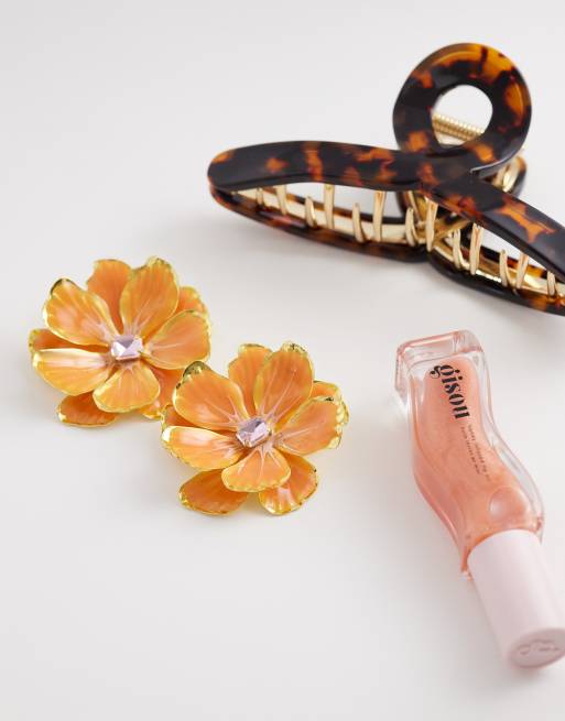ALDO – Mariglo – Orange örhängen med blommor, 2 av 4
