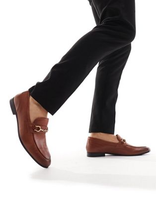 ALDO Marinho formal leather loafers in tan