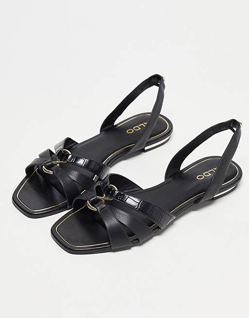 ALDO flat sandals croc | ASOS