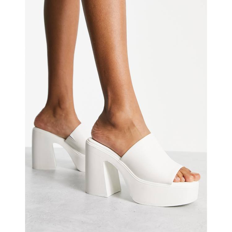 Aldo high hot sale heel mules