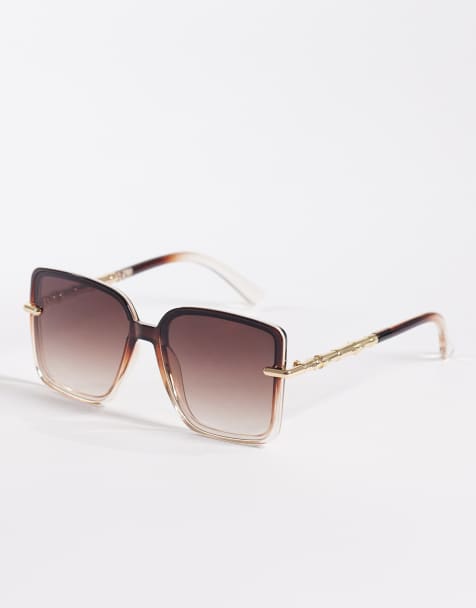 ALDO mayya oversized sunglasses in pale pink and gold