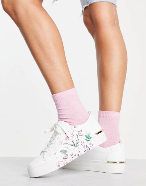 Aldo store floral sneakers