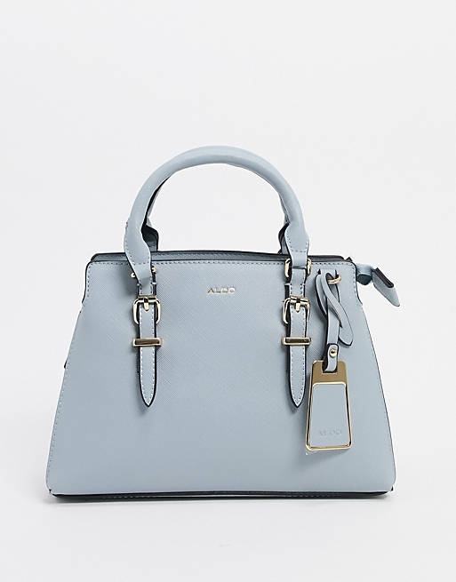 Aldo menoa small tote bag in light blue | ASOS
