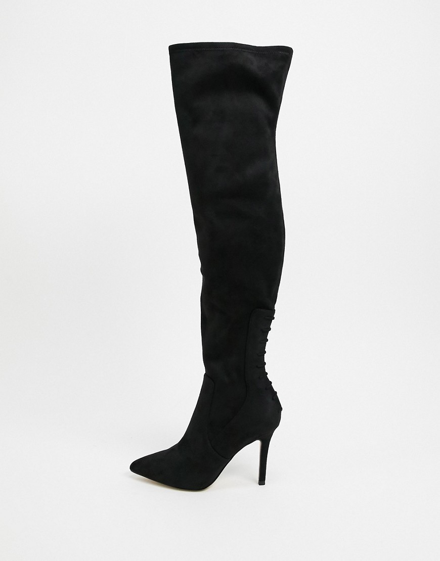 ALDO - Mereallyra - Over-de-knie-laarzen met naaldhak in zwart
