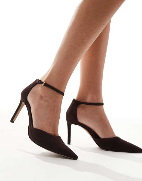 ALDO – Merlo – Pumps in Dunkelbraun mit Absatz - view 1