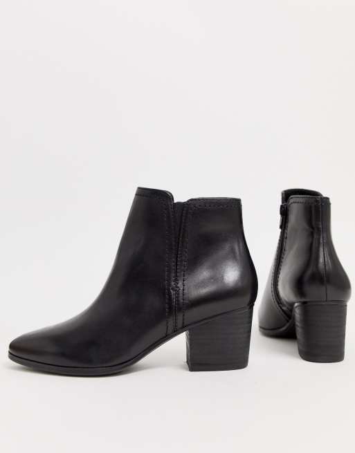 Almond toe outlet leather boots