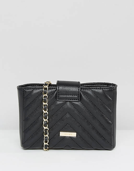 Aldo Mini Quilted Cross Body Bag With Pearl Detail