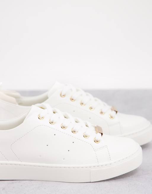 Aldo store gold sneakers