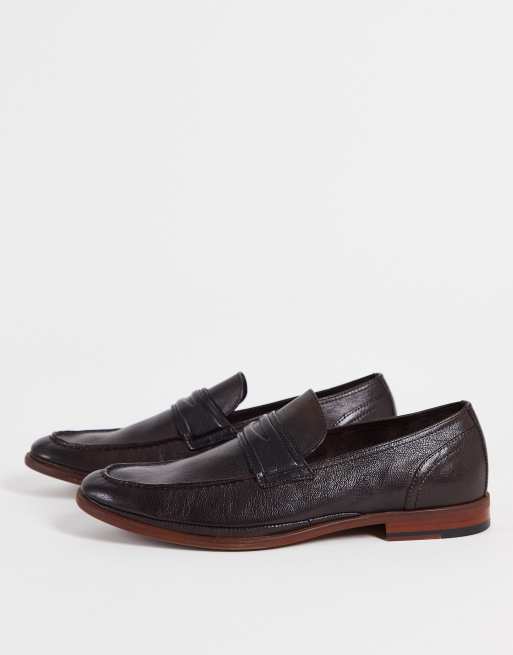 ALDO - Mocassini in pelle marrone scuro