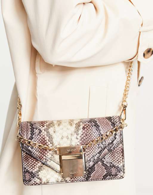 Bewonderenswaardig Opblazen Burgerschap ALDO - Mulinum - Crossbody tas met slangenprint | ASOS