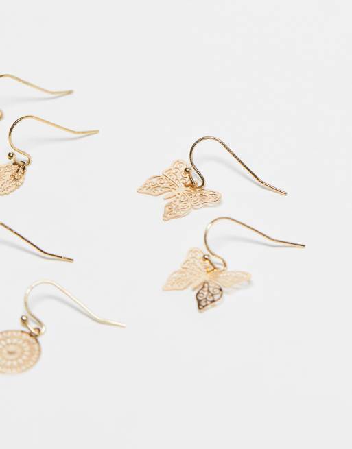 Forever 21 store butterfly earrings